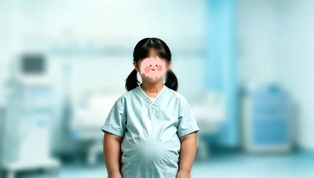 8歲女孩挺“6月孕肚”，病根竟在脖子上！全球僅100例